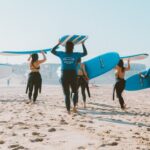 A group of Surfer ready to go Surfing.